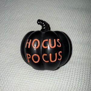 Kirklands Black and Orange Hocus Pocus Pumpkin Decor